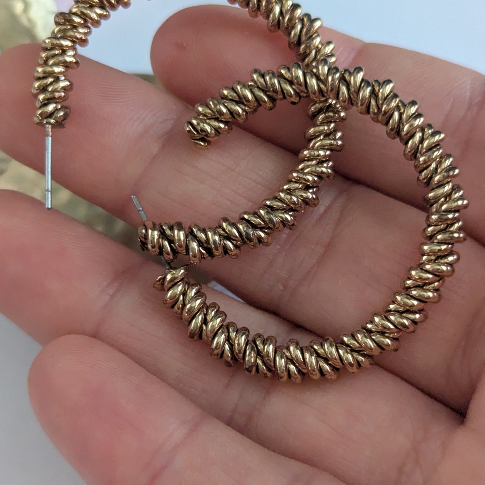 Lot Multicolor Beaded Statement Dangle Earrings -… - image 5